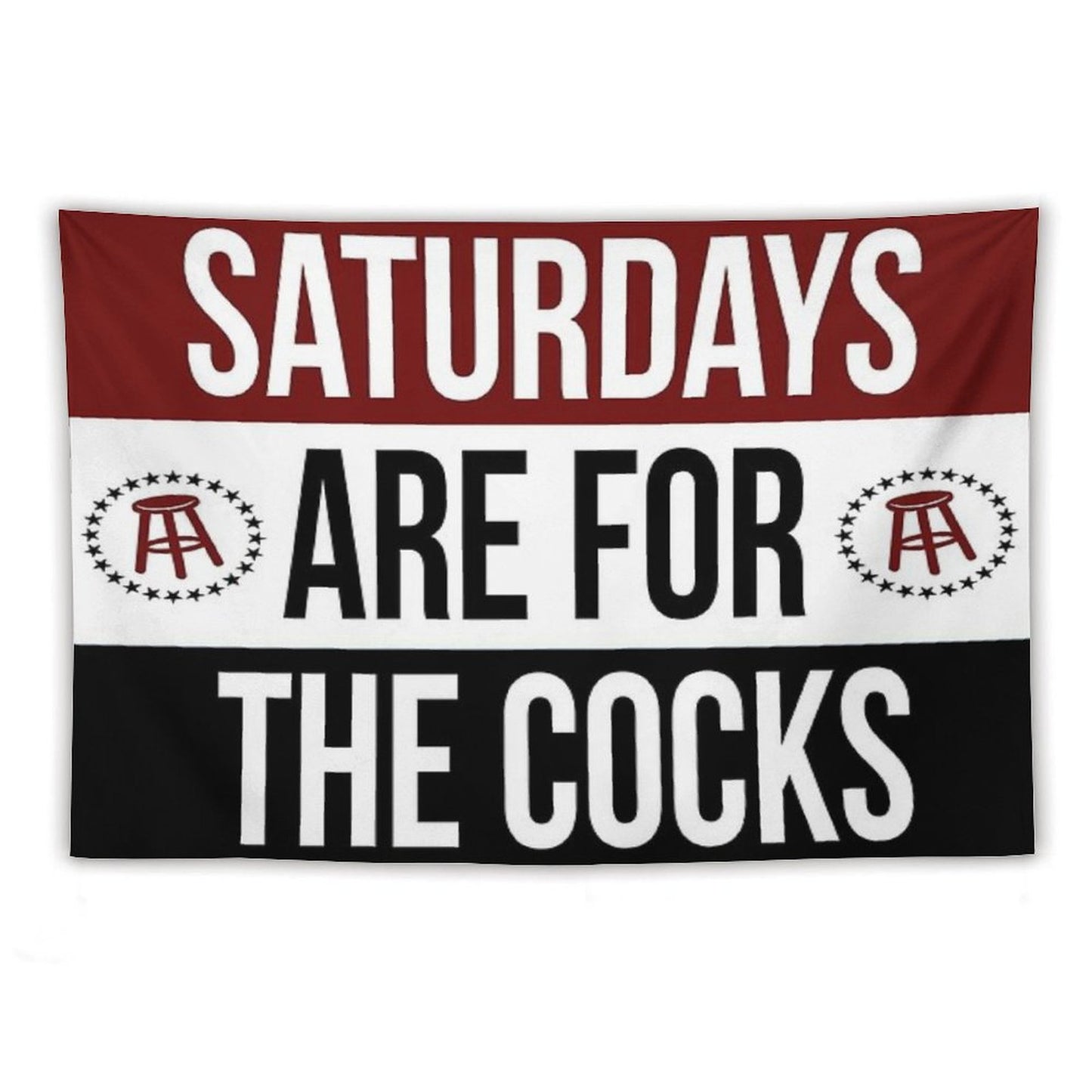 Saturdays Are for The Cocks Tapestry