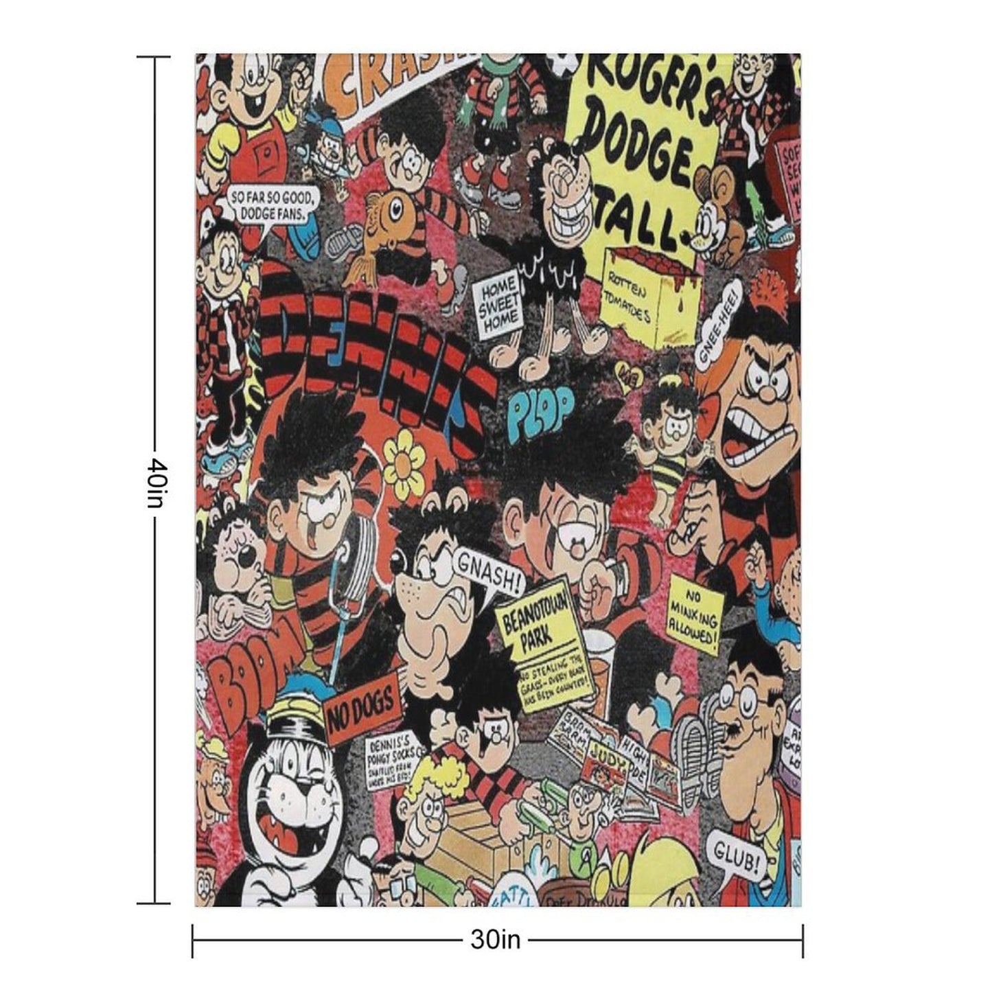 Beano 2 Throw Blanket