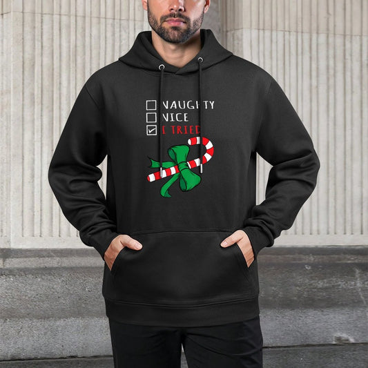 Christmas Candy Cane Design - I Have It with A Shrink-Resistant Hoodie