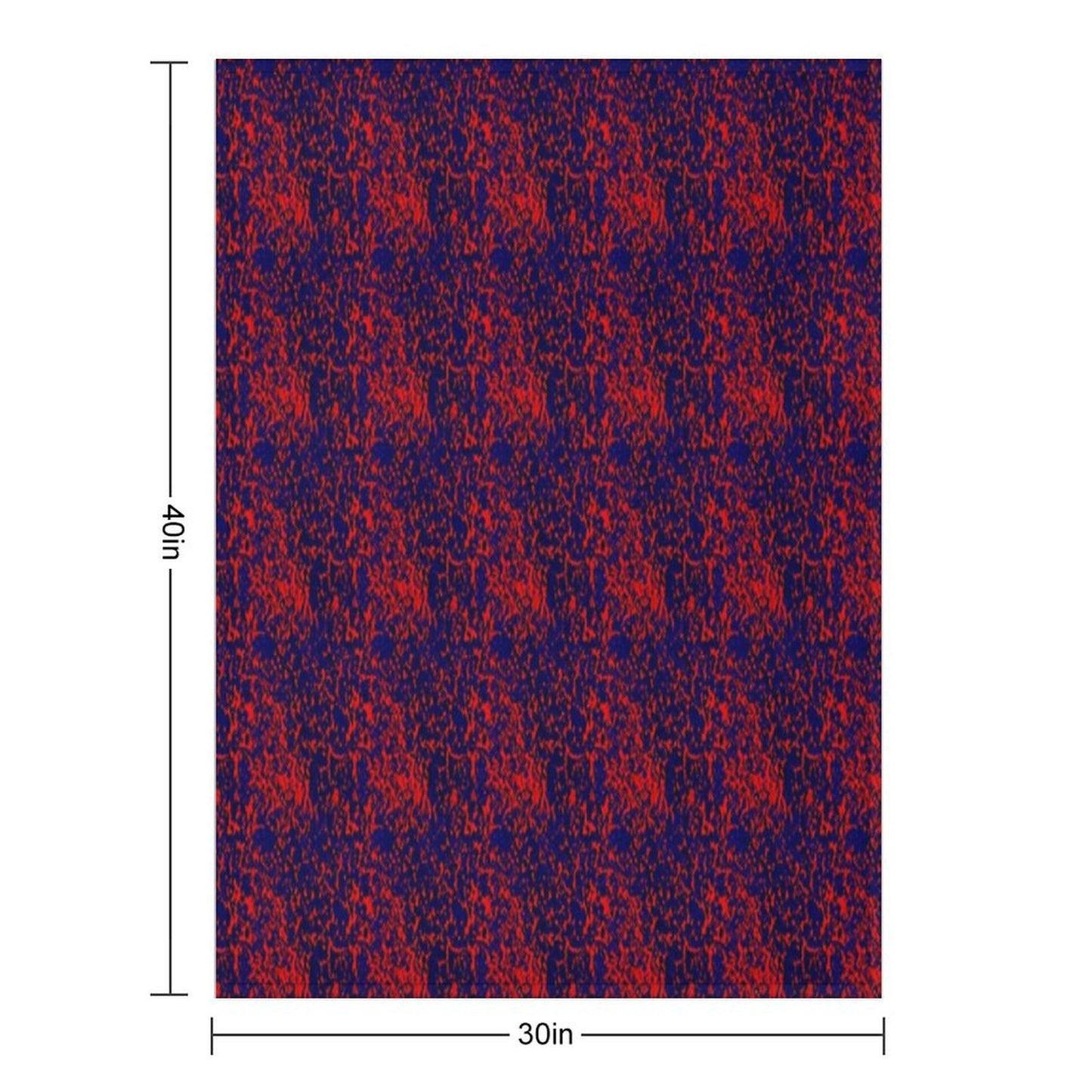 Fireblu Texture Throw Blanket