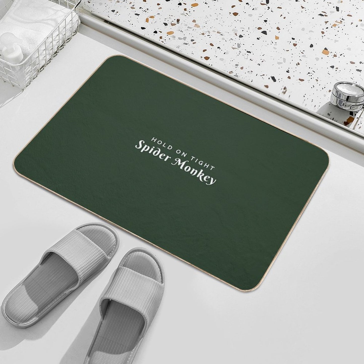 Hold on Tight Spider Monkey Bath Mat