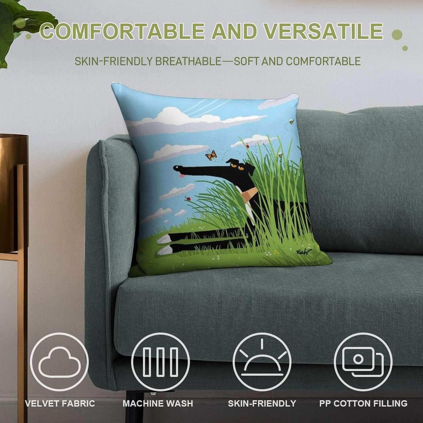 Summer Derp Soft Style Accent Throw Pillow