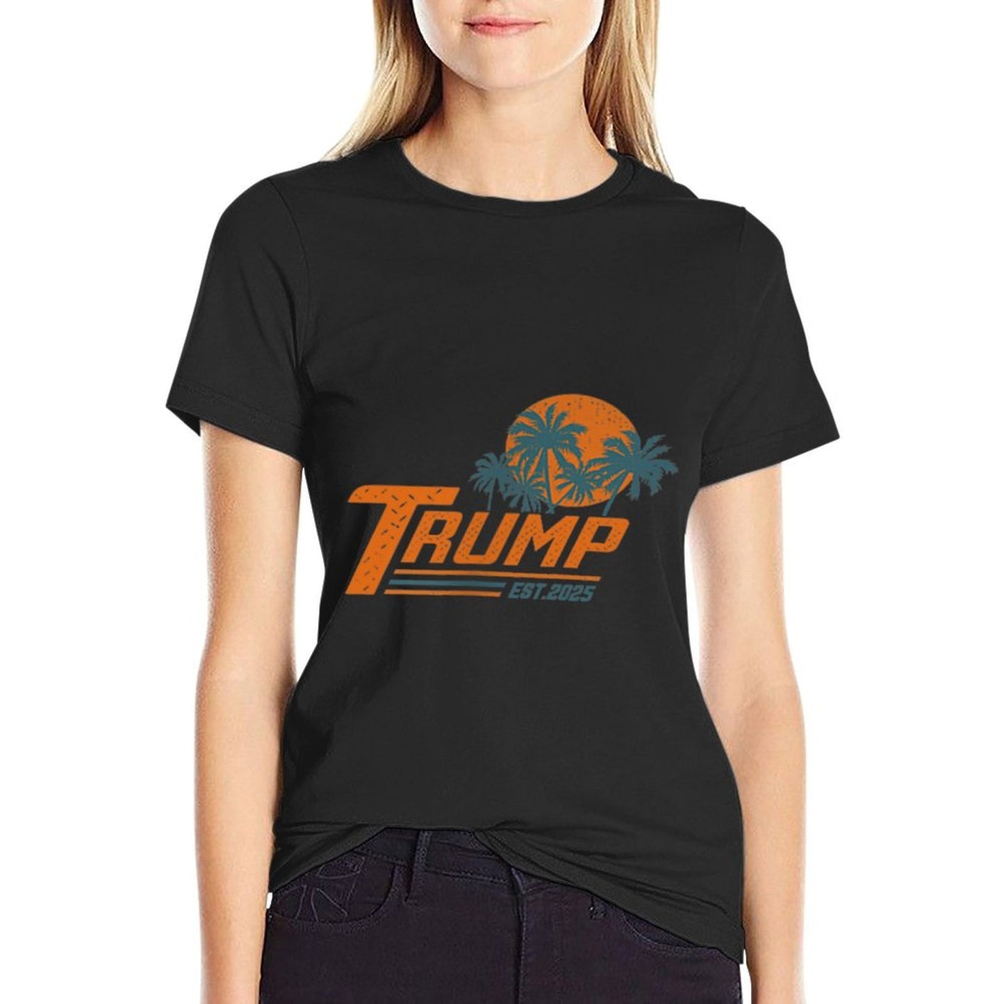 Funny Trump Retro Vintage (2 Side) Trump Merchandise Soft T-Shirt