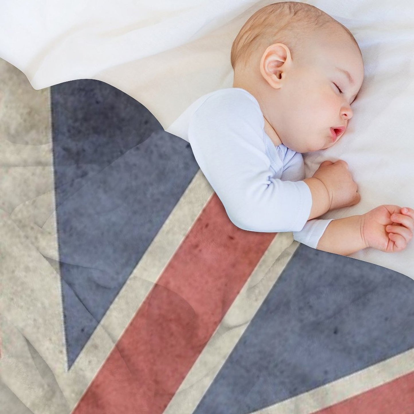 Union Jack Throw Blanket - Warm Winter Blanket with UK Flag Throw Blanket