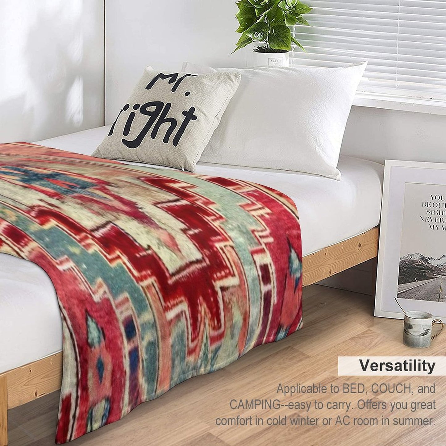 Bohemian Wanderlust Throw Blanket