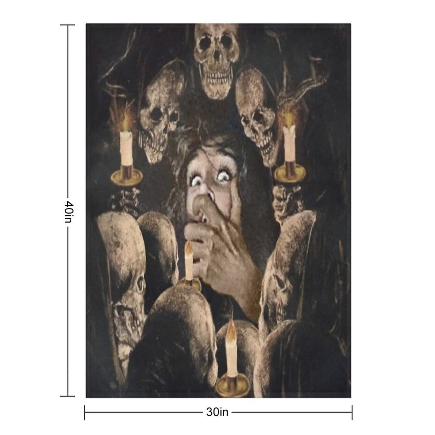 DARK VIGIL⠀ Throw Blanket