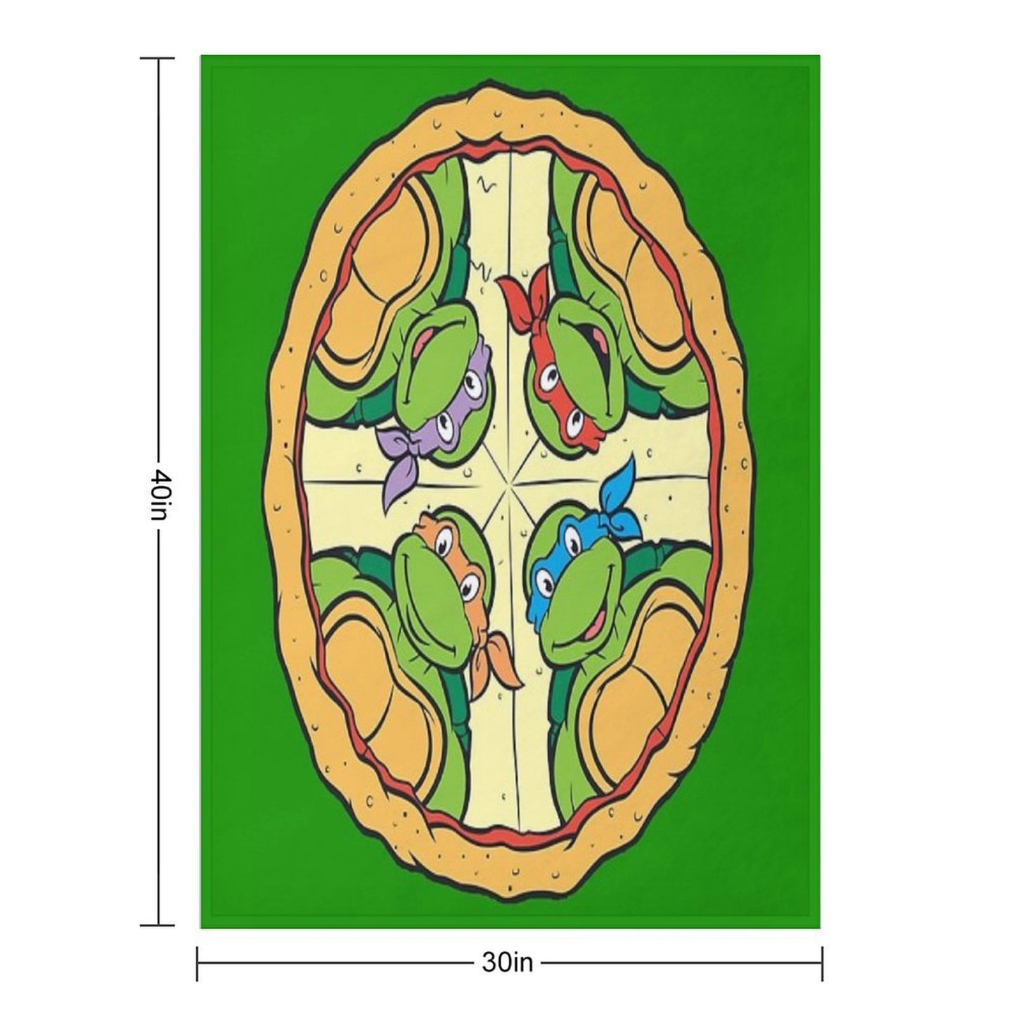 Pizza Time Throw Blanket