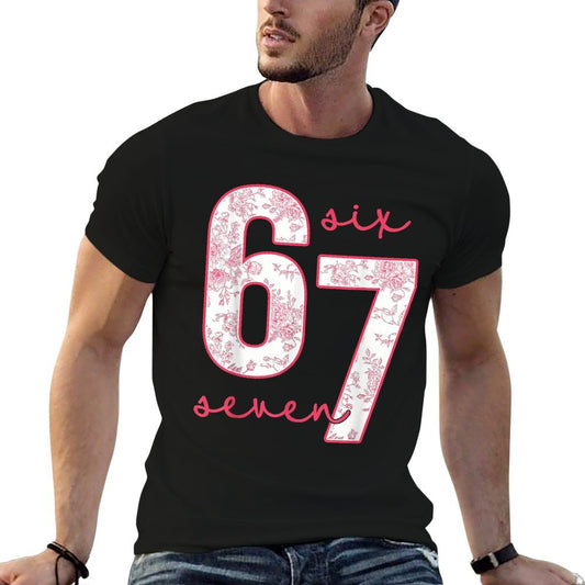 Trending Meme Saying 6 7 Men Women Kids 67 Funny Eco-friendly Material T-Shirt