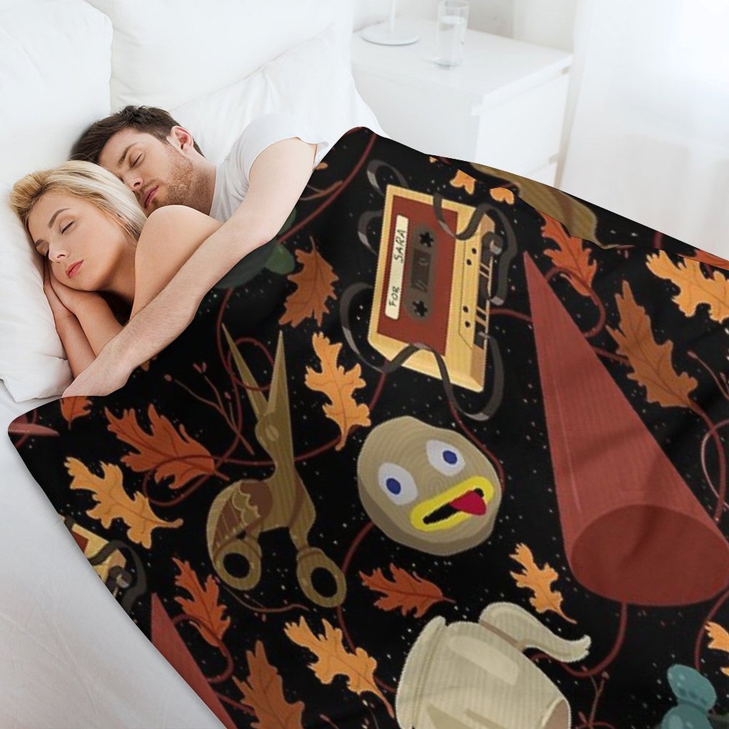 Over The Garden Wall Pattern Throw Blanket