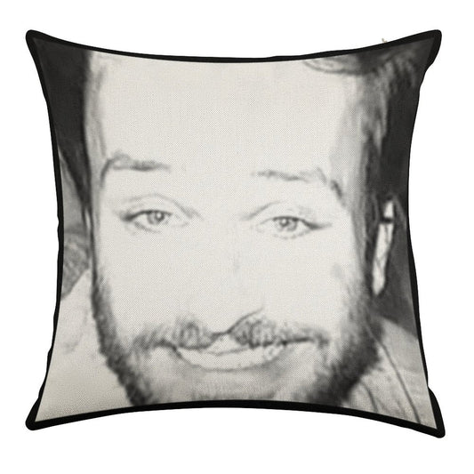 Always Sunny in Philidelphia Charlie Dating Picture Linen Throw Pillow Cover