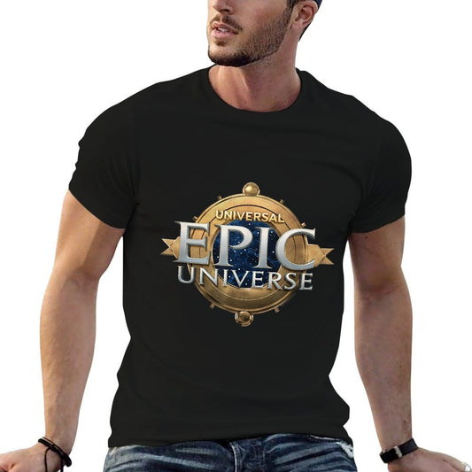 Universal Epic Universe Logo  Summer-ready Fabric T-Shirt