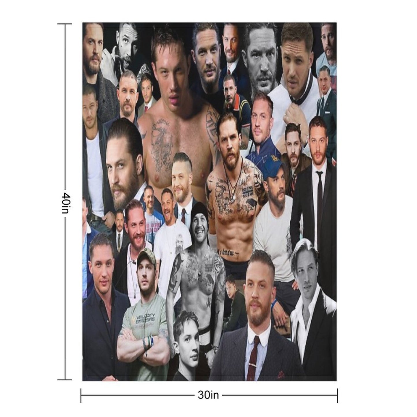 Tom Hardy Throw Blanket
