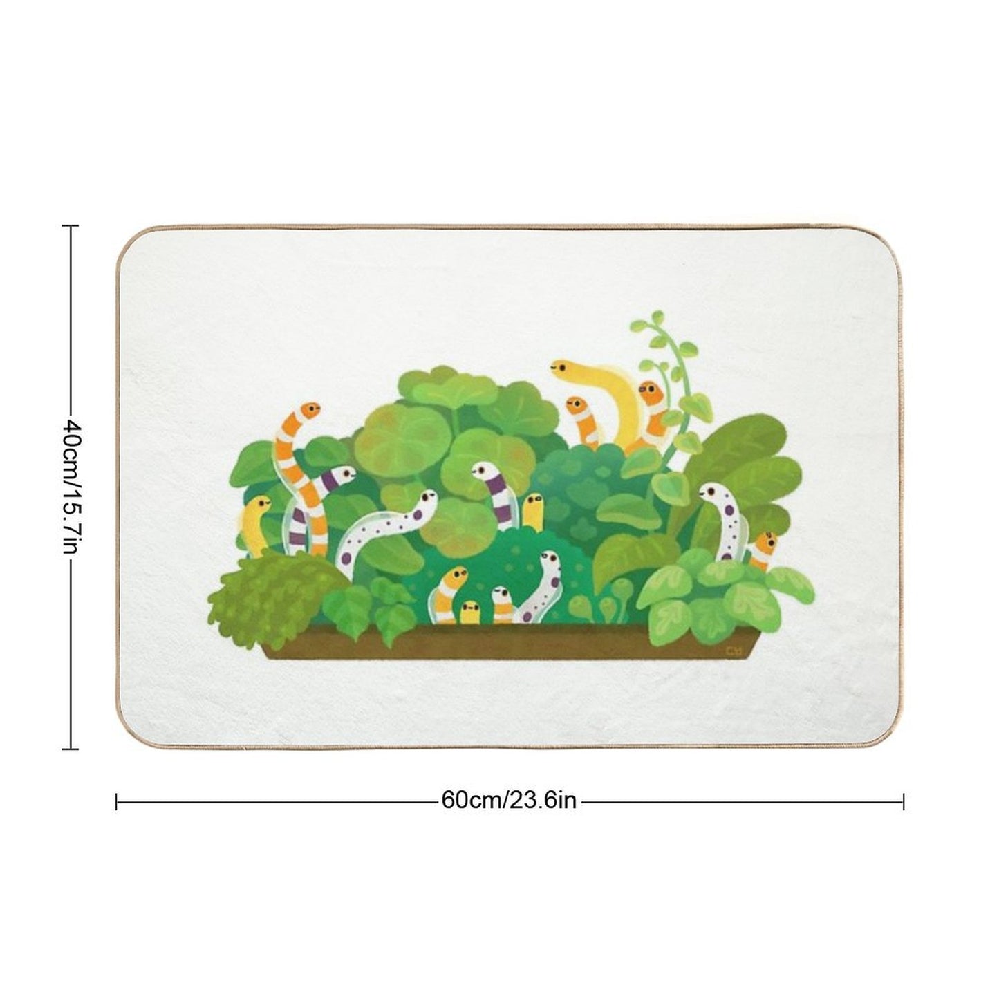 Garden Eel Bath Mat