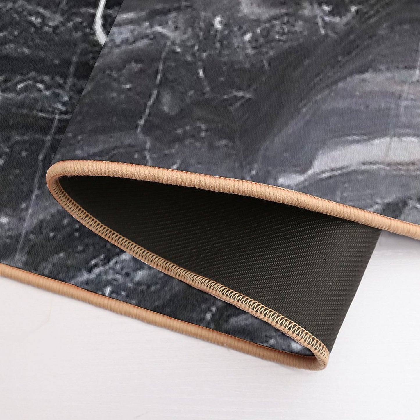 Get Naked Black Marble Bath Mat