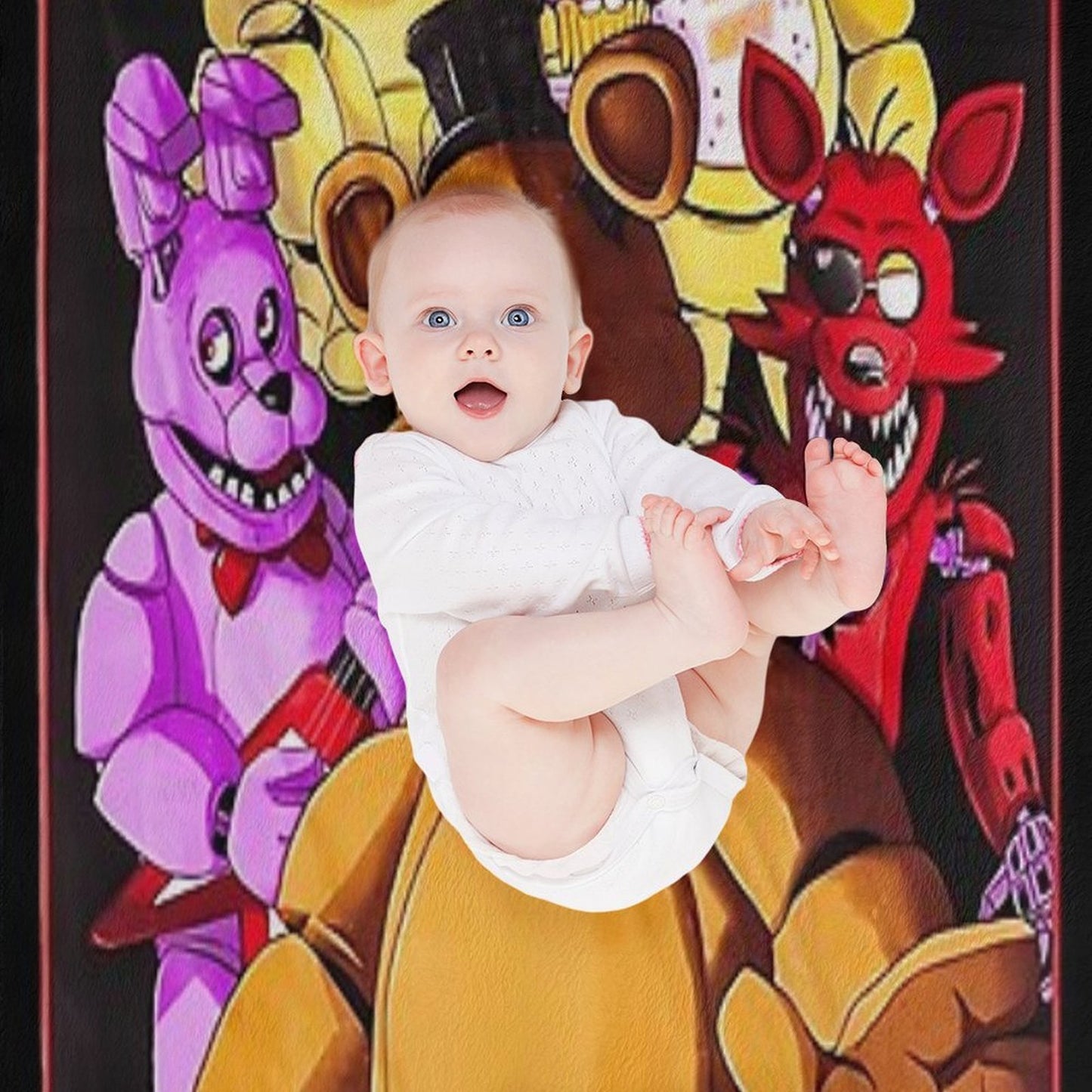 Five Nights at Freddy's Throw Blanket