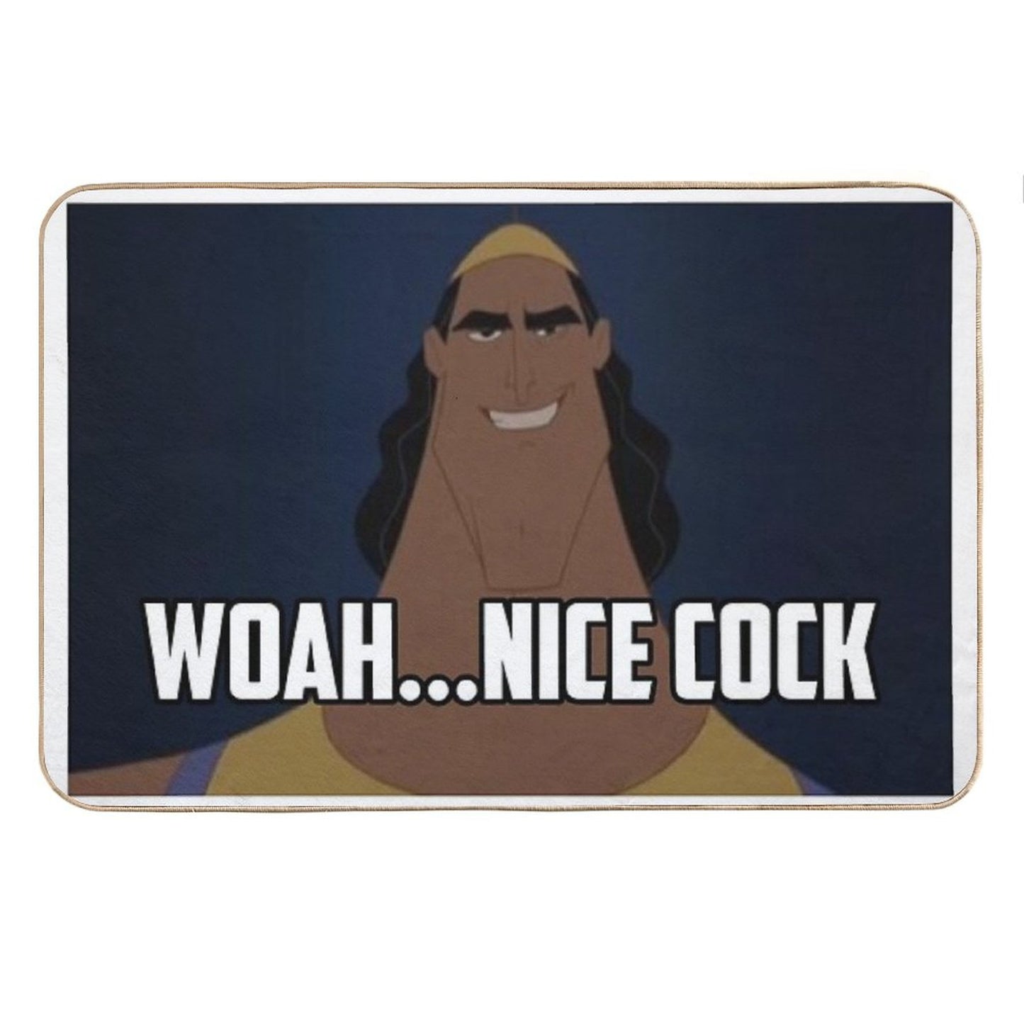 Woah...Nice Cock Kronk Meme Bath Mat