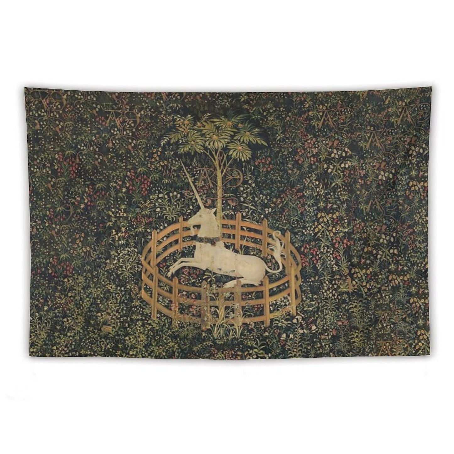The Unicorn Tapestry (The Unicorn Is in Captivity And No Longer Dead) Tapestry