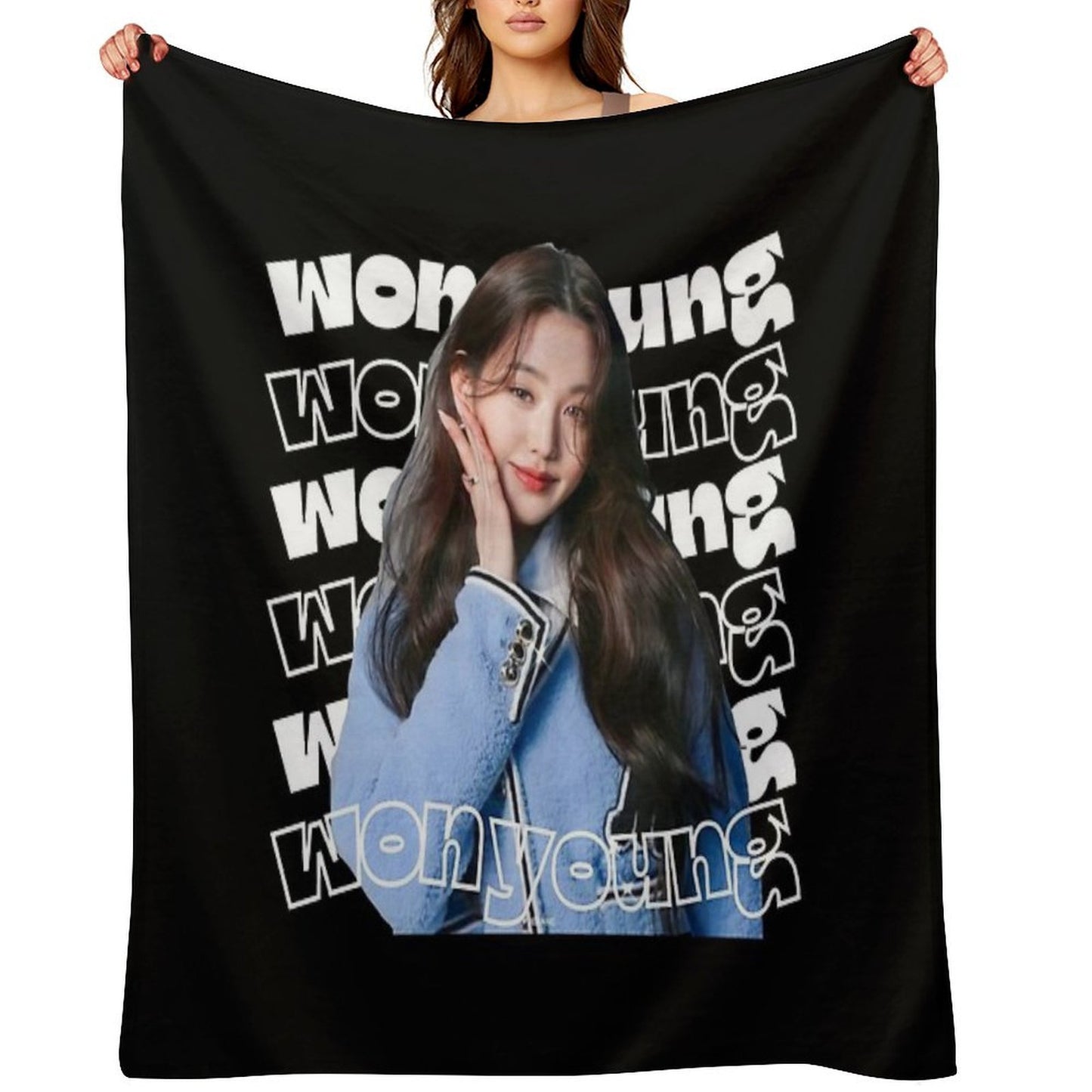 Wonyoung Throw Blanket