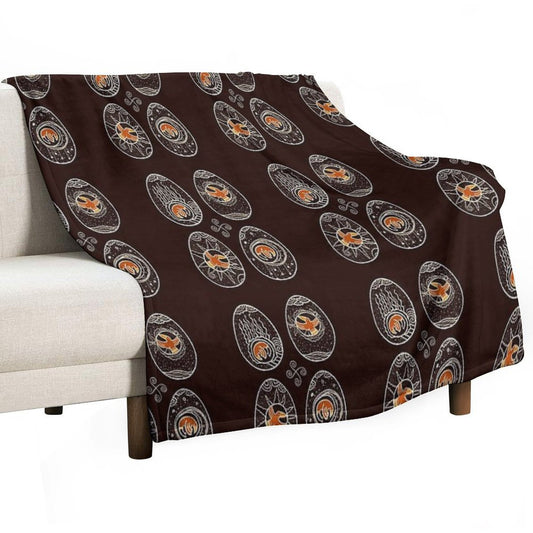 Ravens Spring Throw Blanket