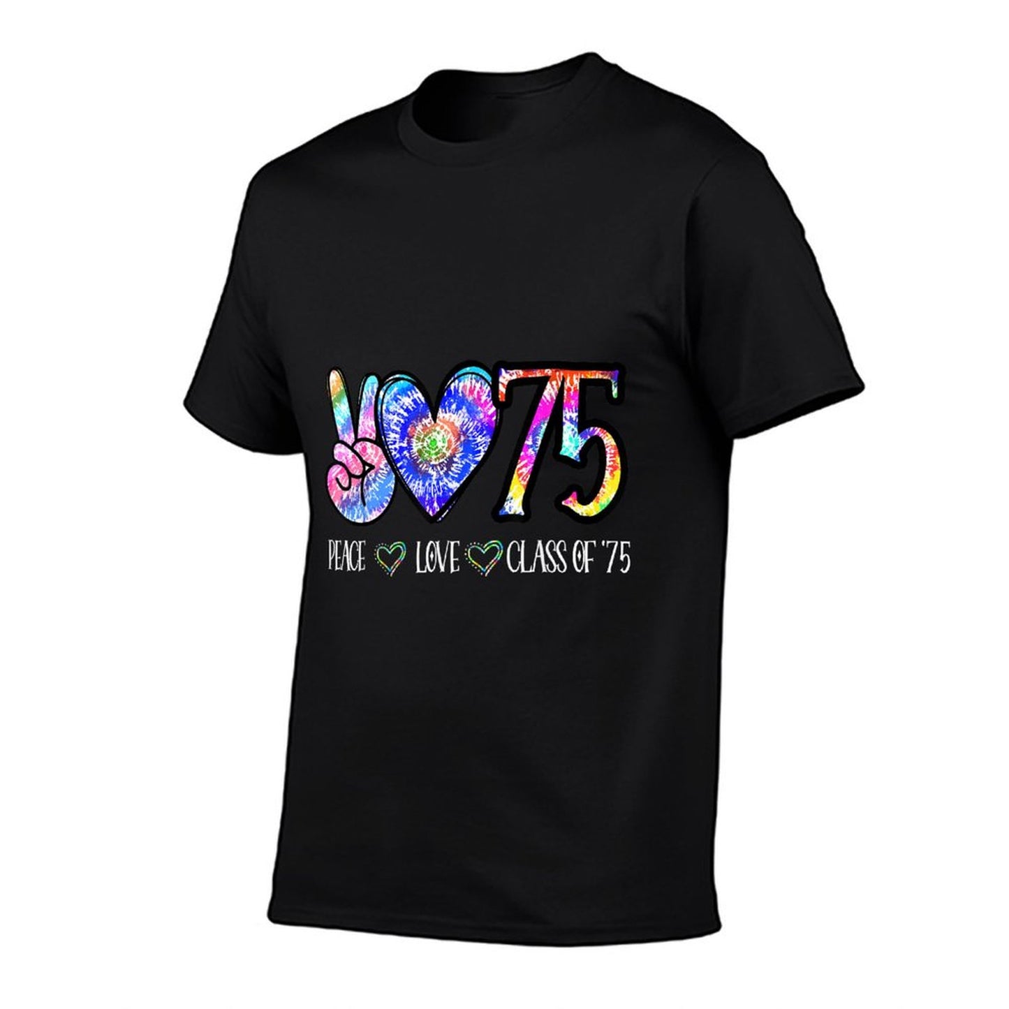 Class Of 75 1975 50th Class Reunion Tie Dye Graduation Items T-Shirt