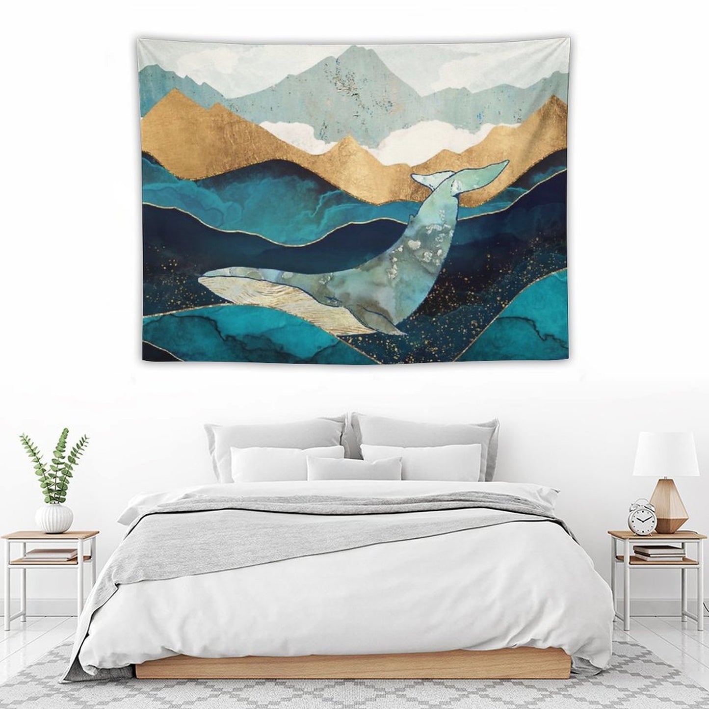 Blue Whale Tapestry