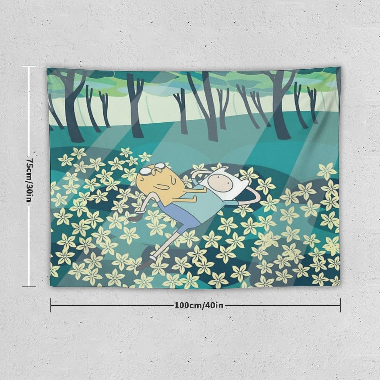 Field of Flowers (Adventure Time) Tapestry