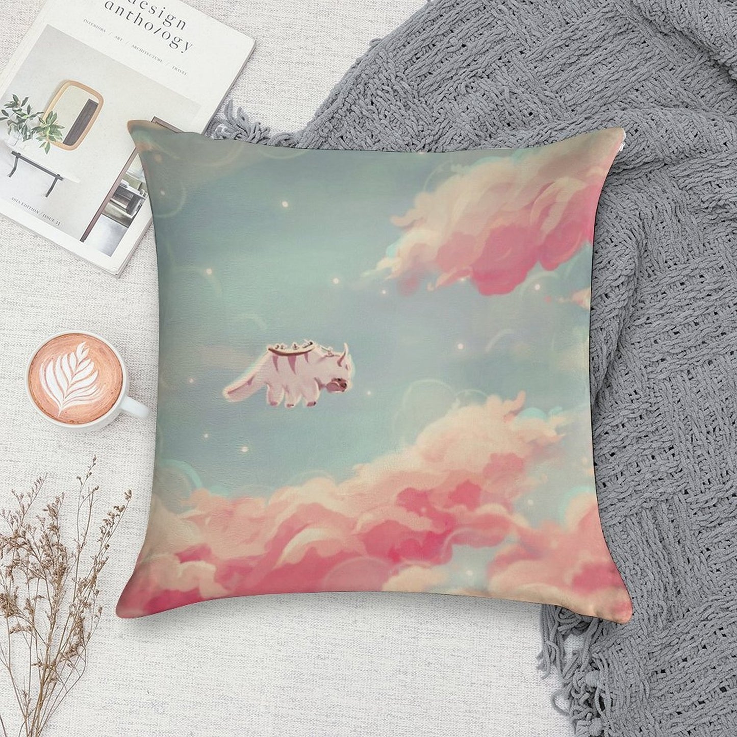 Dreamy Appa Poster V1 Soft Anti-Pilling Throw Pillow
