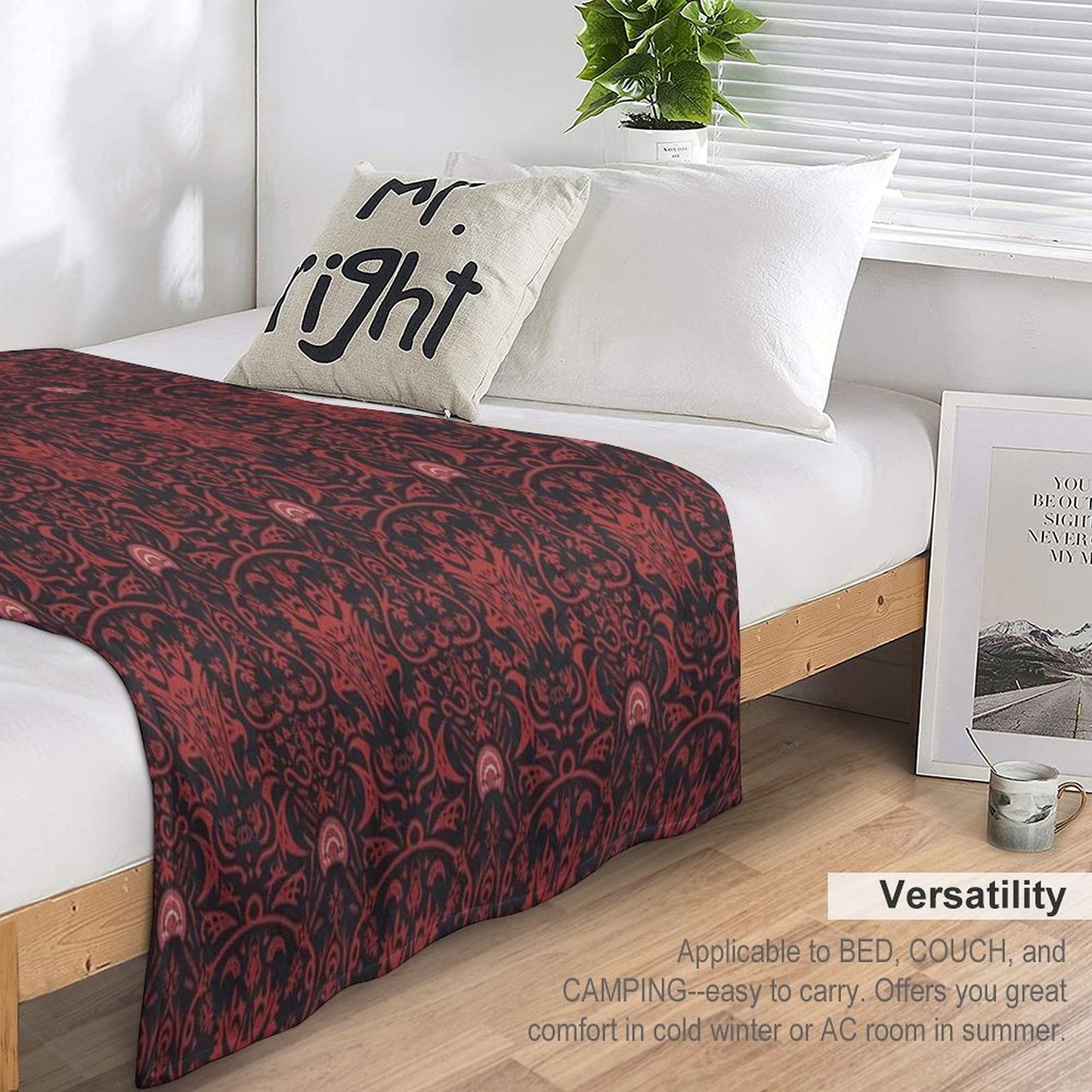Emet-Selch's Composition Throw Blanket