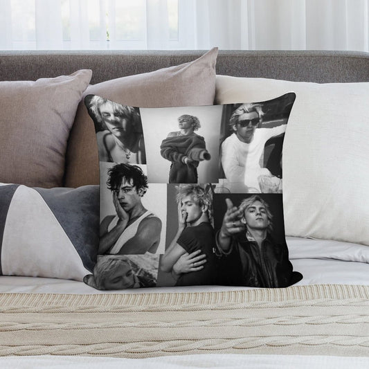 Ross Lynch Collage Soft Ultra-Soft Texture Throw Pillow