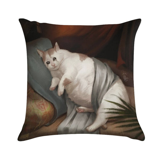 Crying in Renaissance Soft Short Plush Fabric Throw Pillow