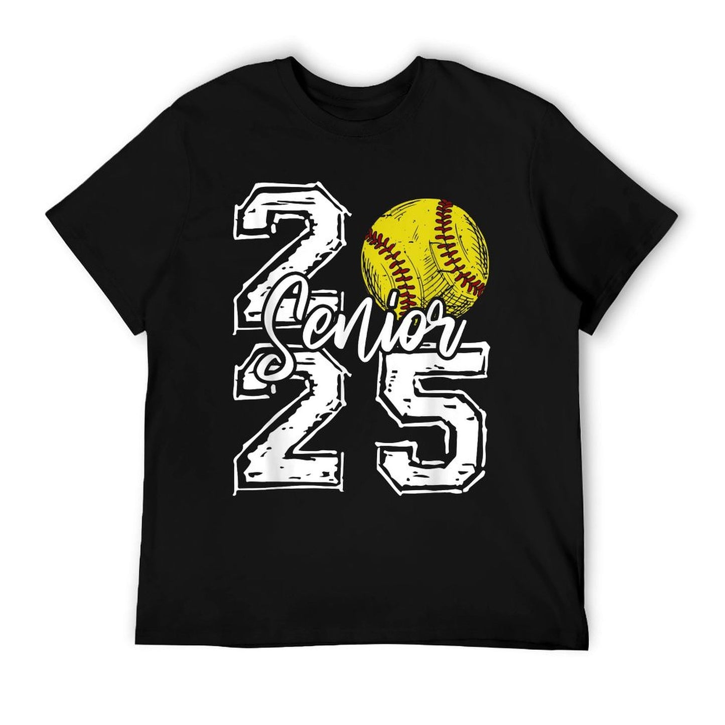 Class of 2025 Softball Senior 2025 Back To School Funny T-Shirt