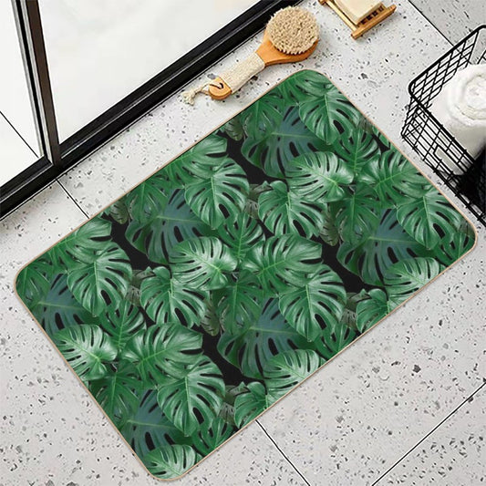 Monstera Madness Bath Mat