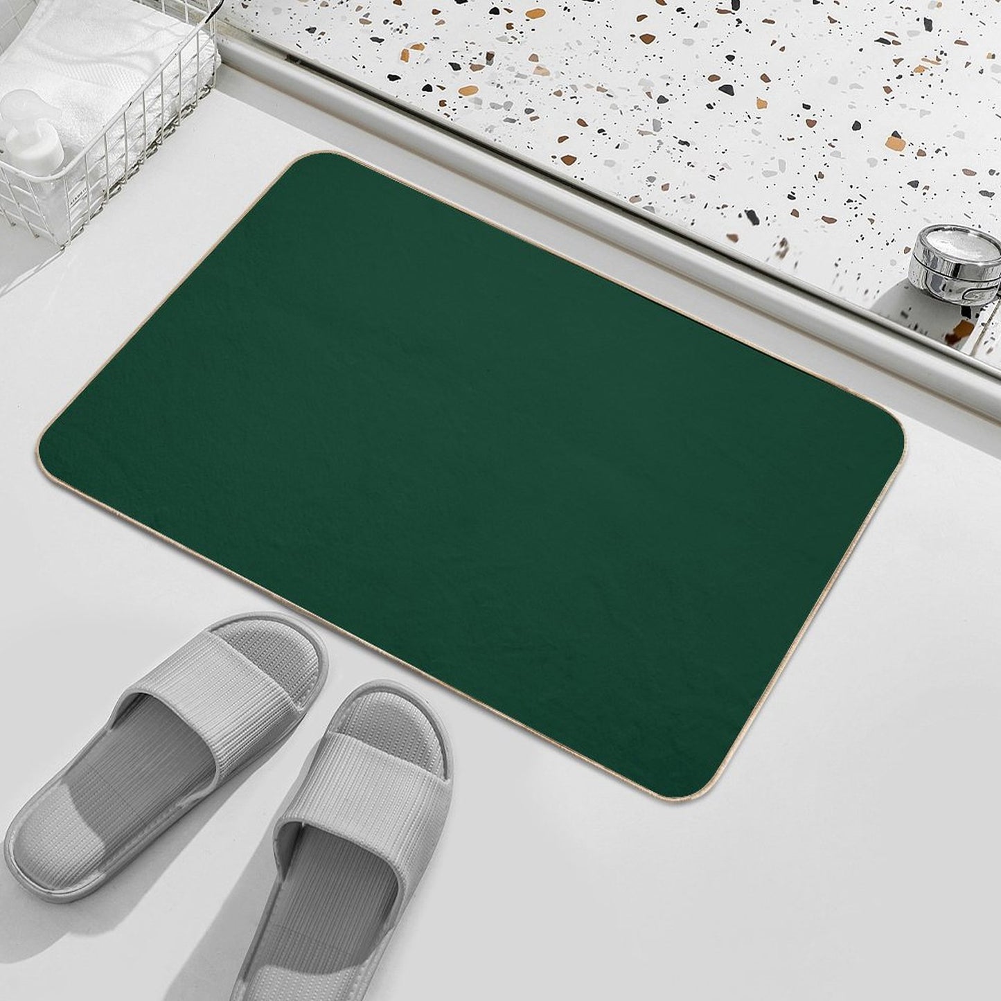 Ultra Deep Emerald Green - Lowest Price On Site Bath Mat