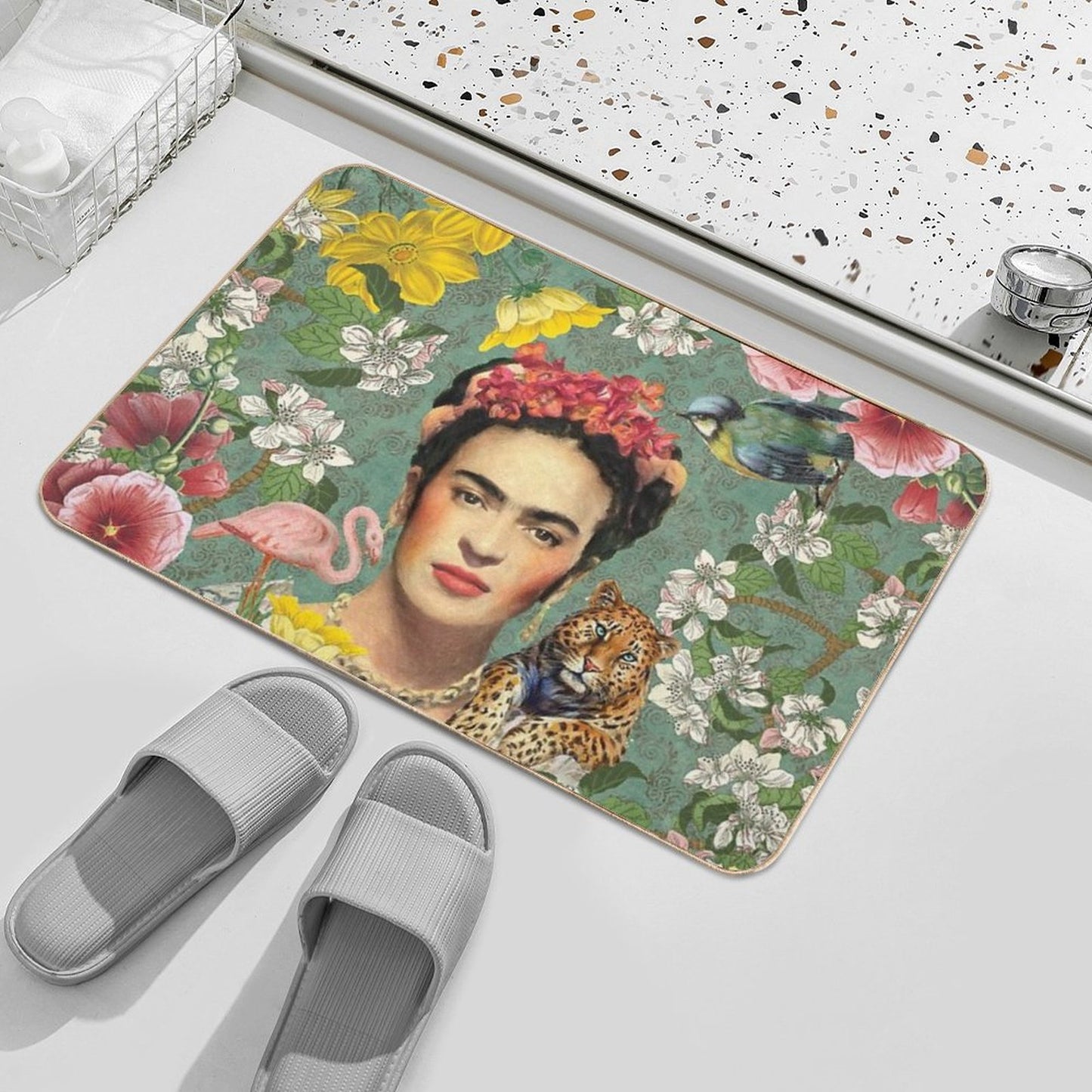 Frida Kahlo Bath Mat