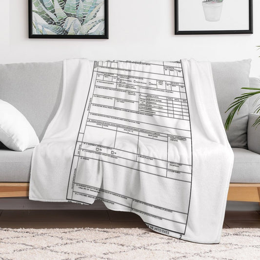 DD 214 Gift Throw Blanket
