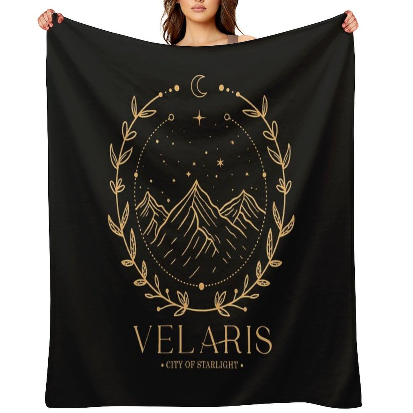 Acotar Velaris City Of Starlight The Night Court Throw Blanket