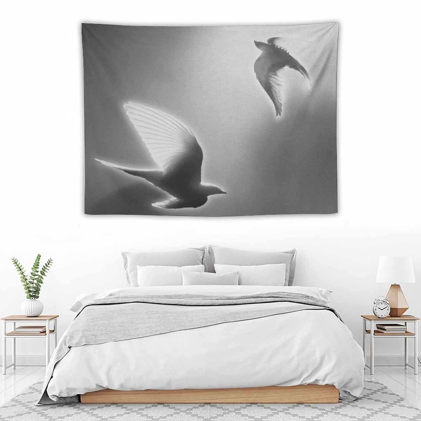 Doves, ‘25 on Blank Canvas Tapestry