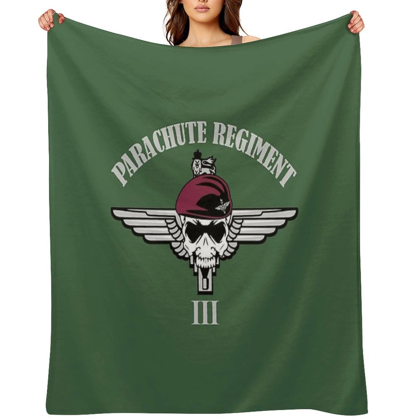 Parachute Regiment - 3rd Battalion (3 PARA) Throw Blanket