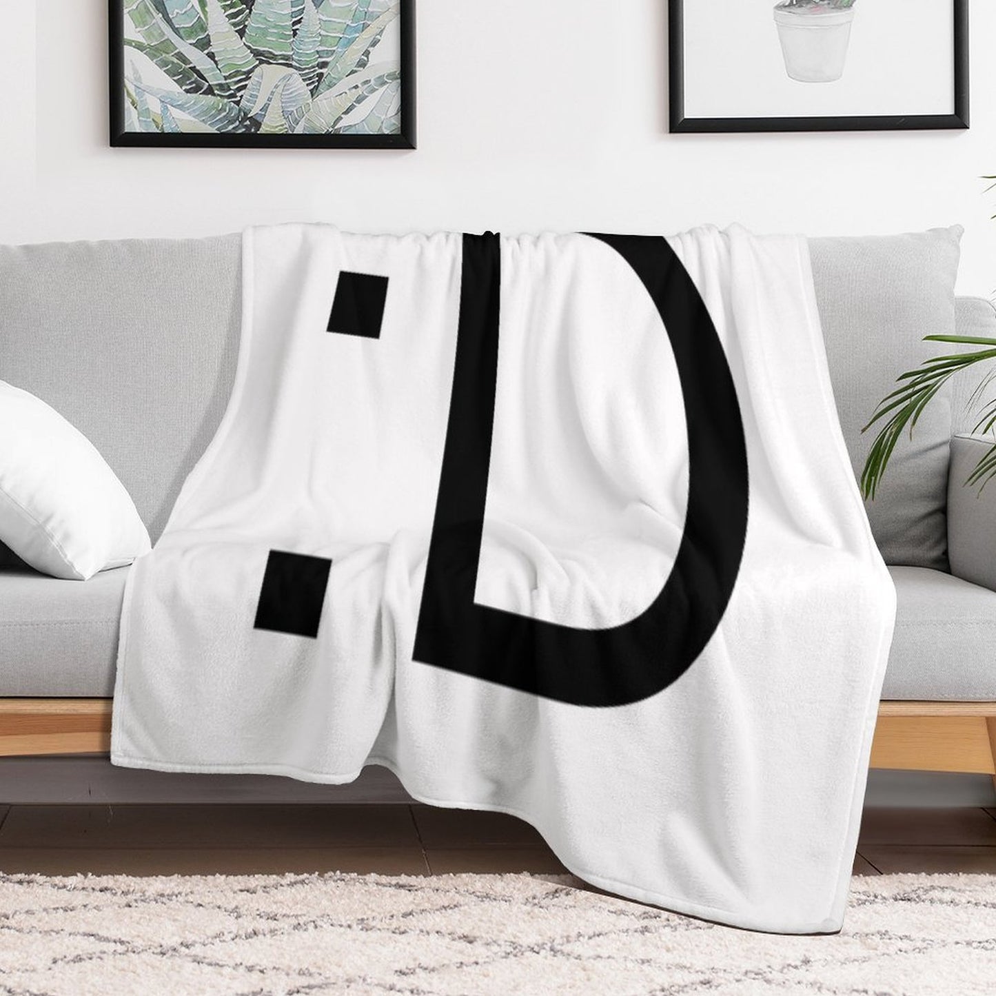 D Throw Blanket