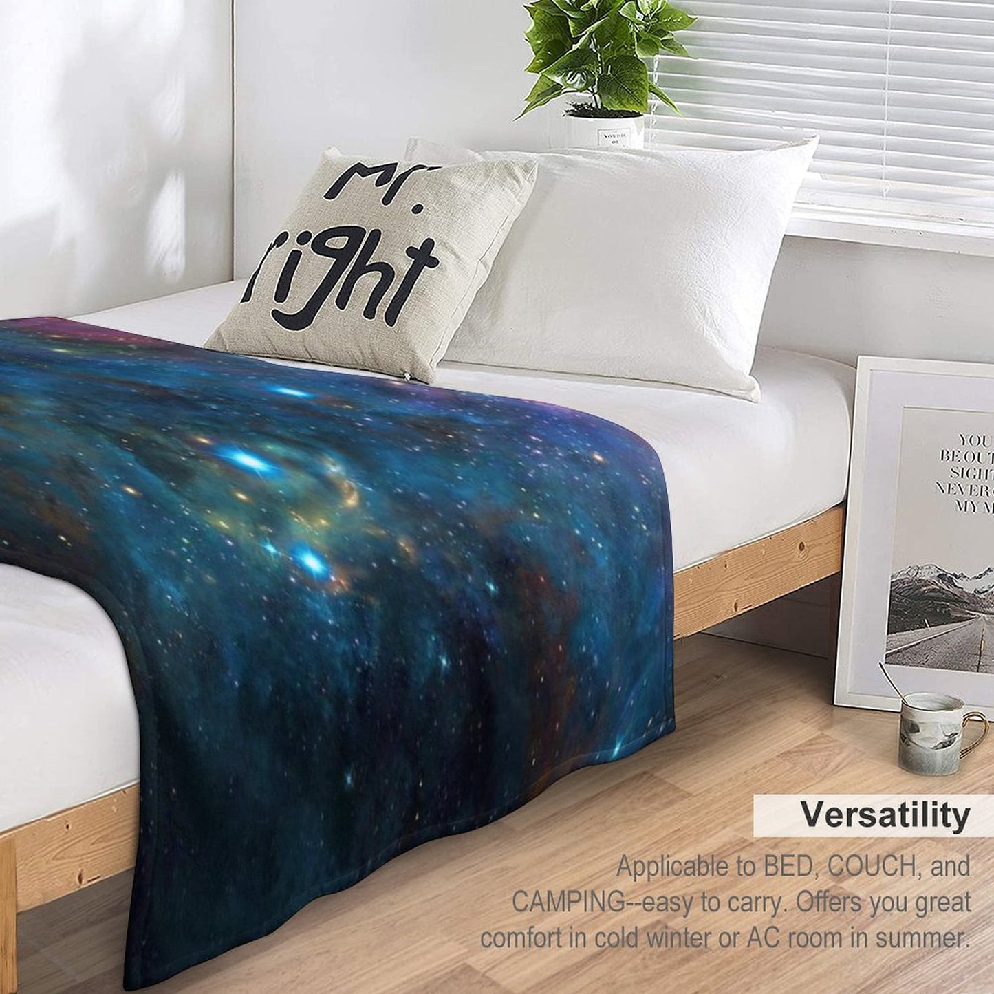 Galaxy Design Throw Blanket