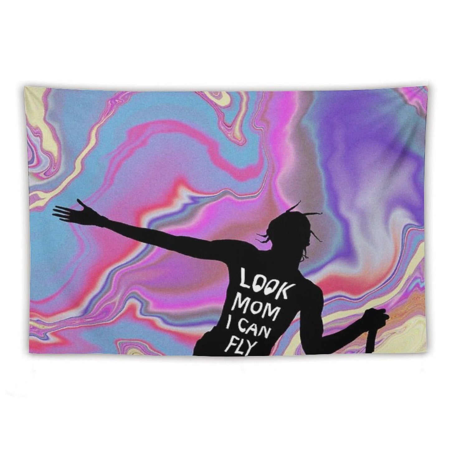 Look Mom I Can Fly Tapestry