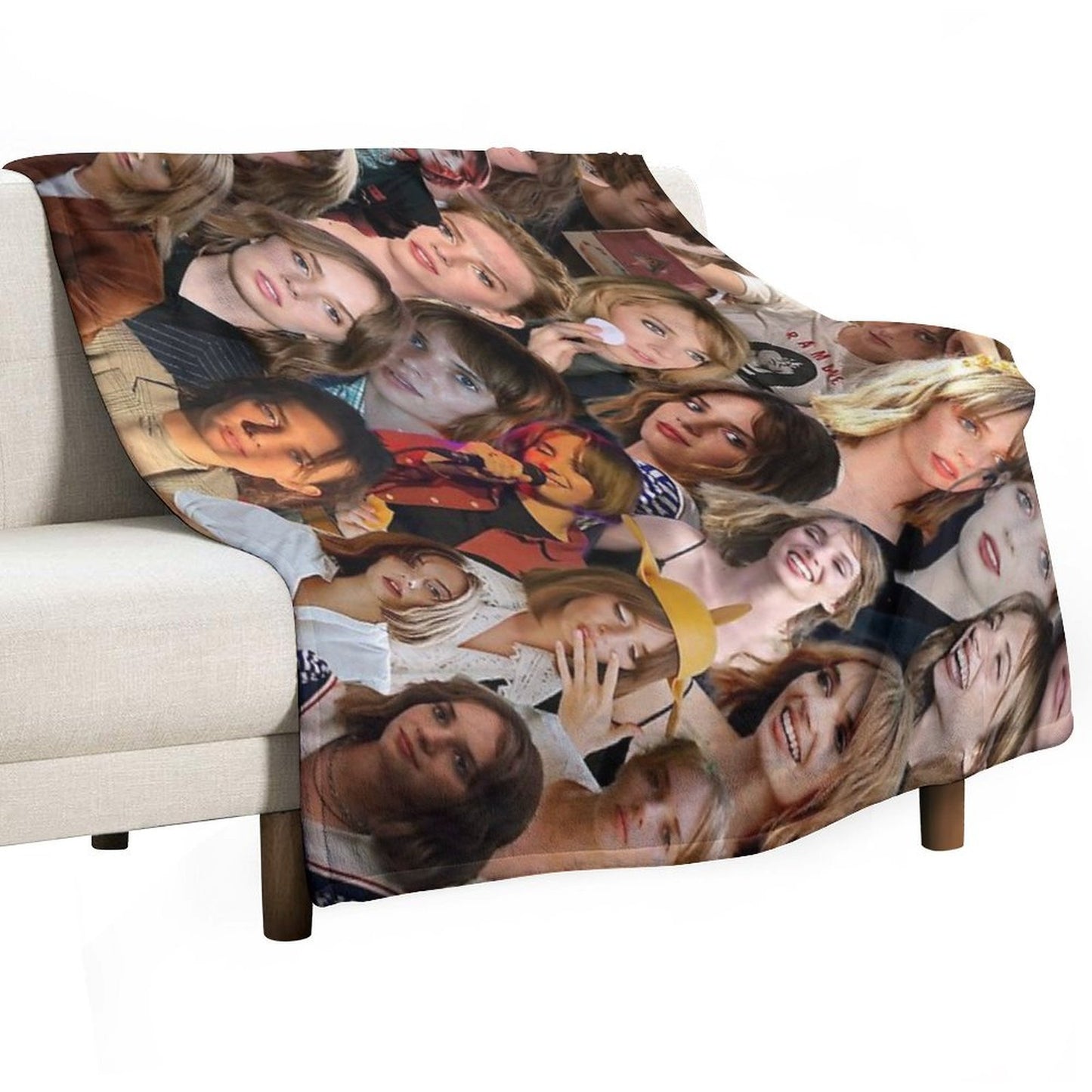 Maya Hawke Photo Collage Throw Blanket