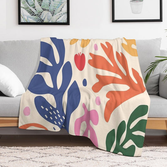 Matisse Pattern_2 Throw Blanket
