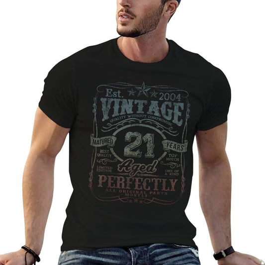 Vintage 2004 Limited Edition Shirt 21 Year Old 21st Birthday T-Shirt