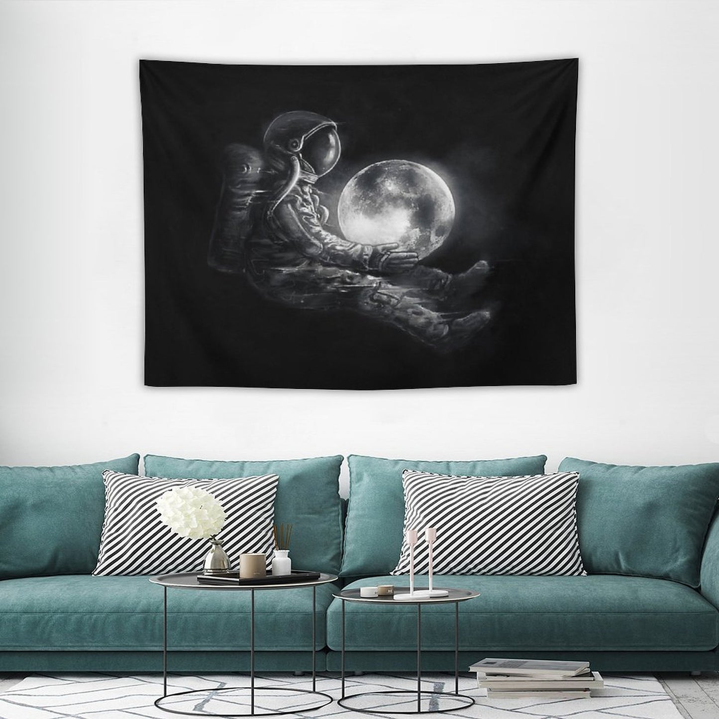 Moon Play Tapestry