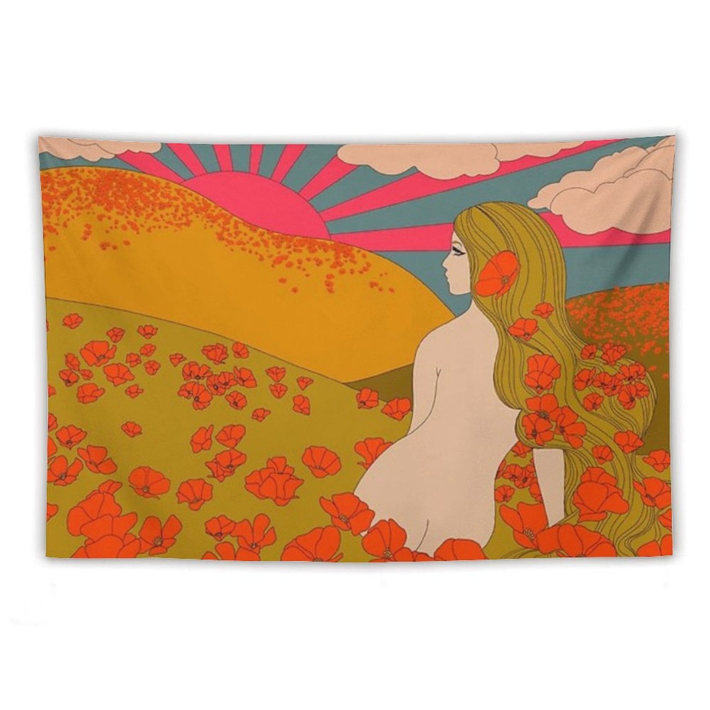 California Poppies Tapestry