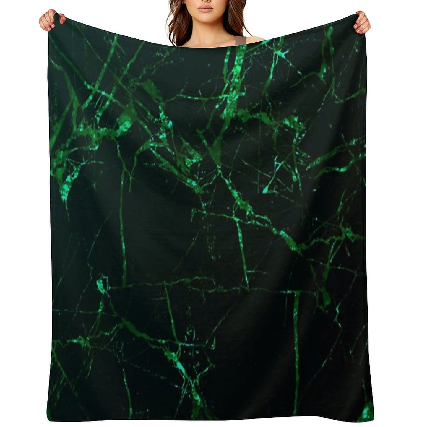 Alien Marble Throw Blanket
