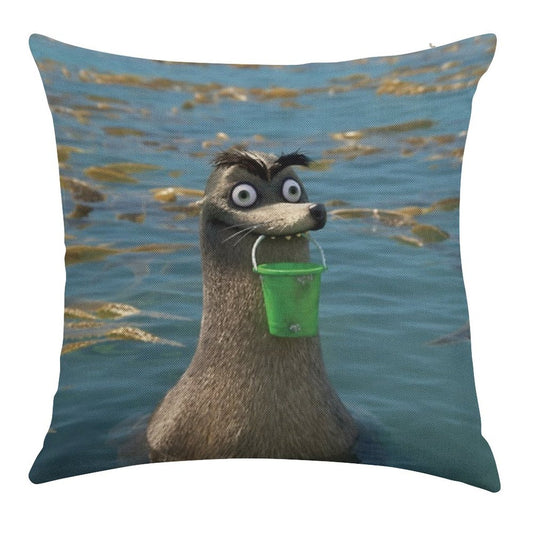 Gerald Linen Throw Pillow Cover