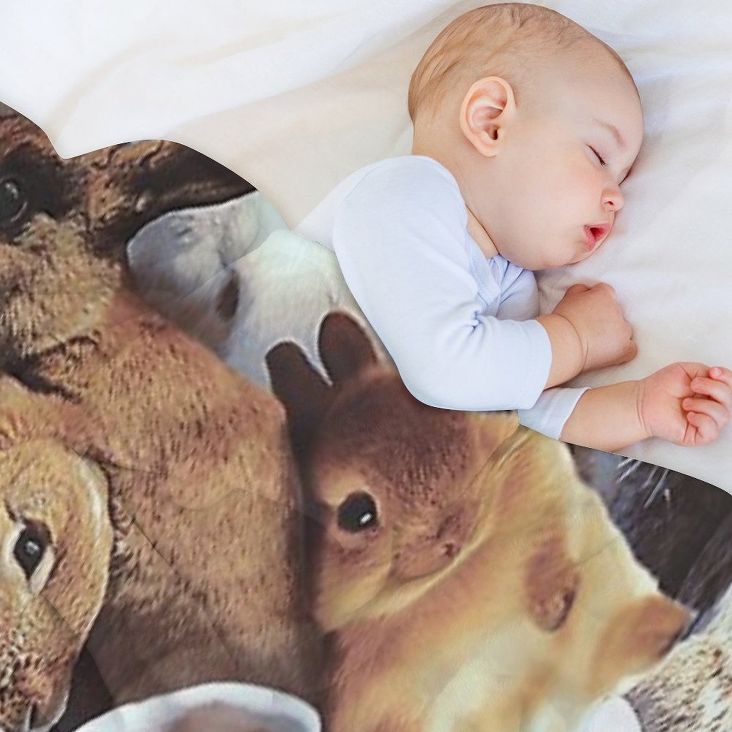 Rabbits Throw Blanket