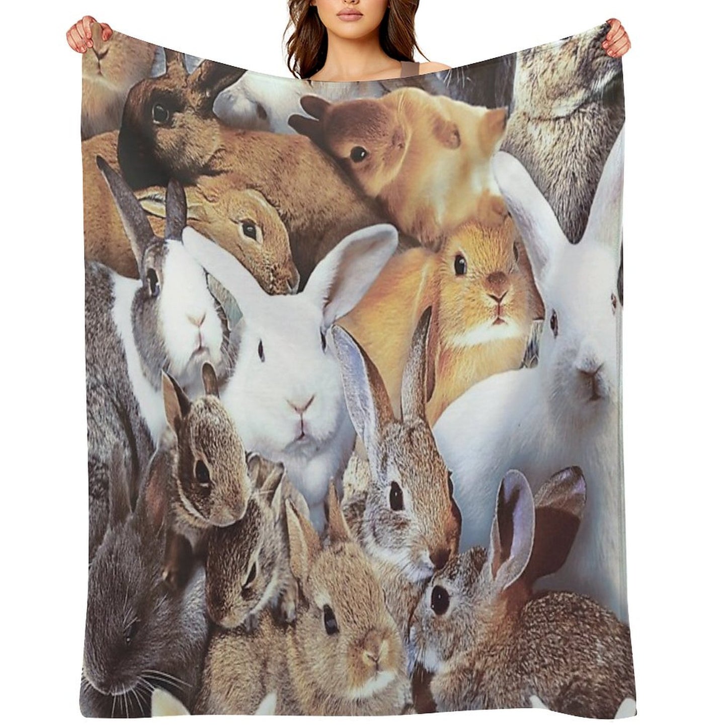 Rabbits Throw Blanket
